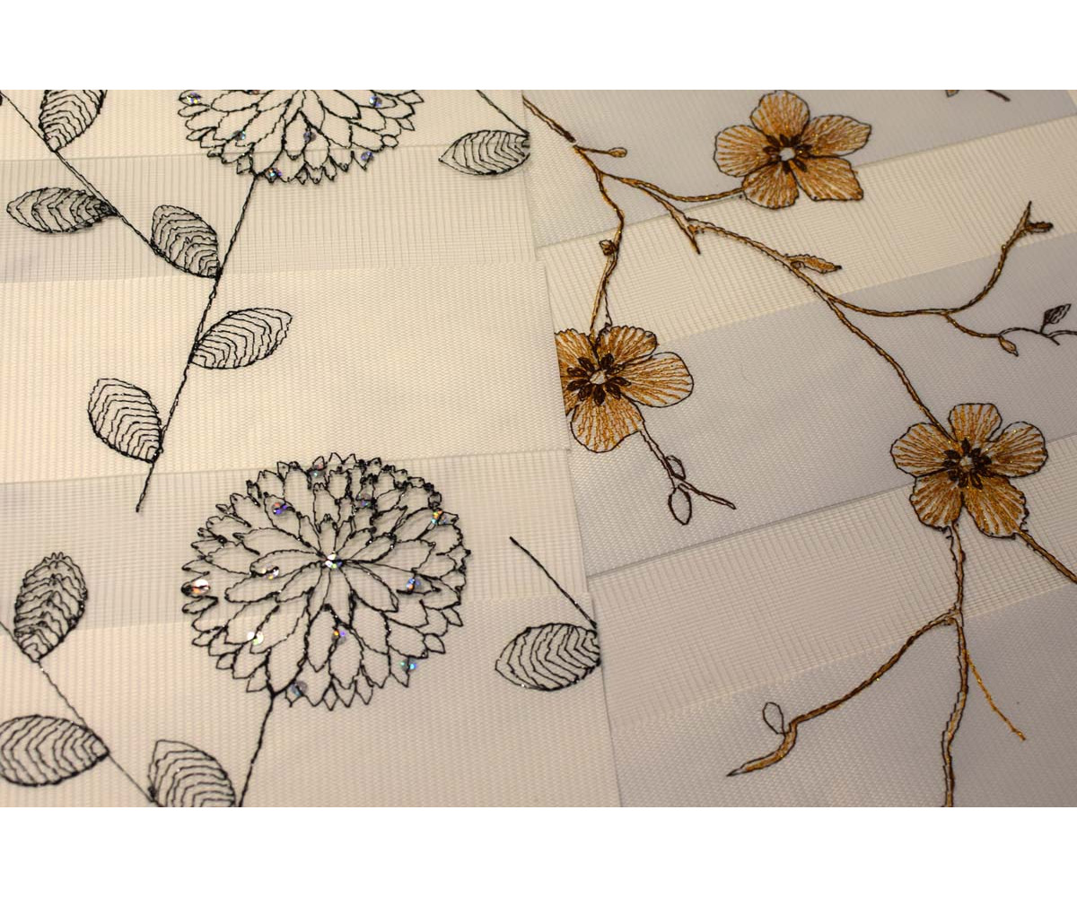 Rolete zebra cu motiv floral Infinity Rolete zebra cu motiv floral Infinity